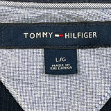 Tommy Hilfiger 1/4 Zip - Large Navy Cotton