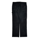 Dickies Carpenter Pants - 34W 32L Black Cotton