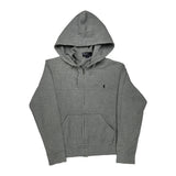 Polo By Ralph Lauren Hoodie - Small Gray Cotton