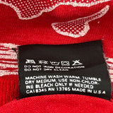 Made In USA Single Stitch Screen Stars T-Shirt - XL Red Cotton Blend