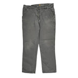 Carhartt Double Knee Carpenter Trousers - 36W 32L Grey Cotton