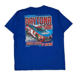 Daytona 500 Fanatics Nascar T-Shirt - 2XL Blue Cotton