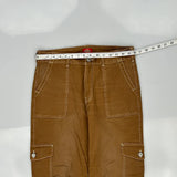 Dickies Cargo Trousers - 31W UK 14 Brown Cotton