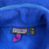 Made In USA Patagonia Fleece Jacket - Small Blue Polyester