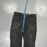 Carhartt Carpenter Trousers - 34W 32L Grey Cotton Blend