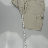 Wrangler Cargo Shorts - 34W 10L White Cotton