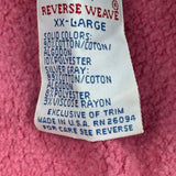 Reverse Weave Champion Oversized Sweatshirt - 2XL Pink Cotton