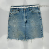 Carhartt Denim Shorts - 36W 9L Light Wash Denim