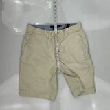 Tommy Hilfiger Chino Shorts - 29W 9L Beige Cotton