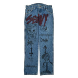 Dickies Jeans - 30W 31L Blue Cotton