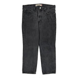 Levis Slim Fit Jeans - 36W 29L Gray Cotton