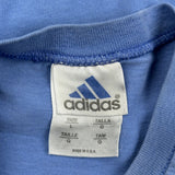Adidas Striped Long Sleeve T-Shirt - Large Blue Cotton
