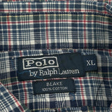 Blake Polo By Ralph Lauren Checked Shirt - XL Blue Cotton