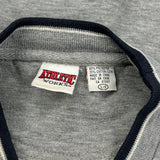 90S Blank Athletic Works Sweatshirt - Large Grey Polyester Blend