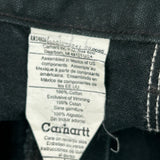 Carhartt Double Knee Carpenter Trousers - 34W 30L Black Cotton