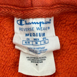 Reverse Weave Champion Hoodie - Medium Orange Cotton Blend