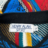 Henry Alan Sweater - Large Multicoloured Cotton Blend