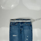 501 Levis Jeans - 27W US 4 Blue Cotton