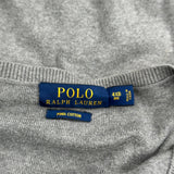 Polo By Ralph Lauren Sweater Vest - 4XL Gray Cotton