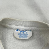 Reverse Weave Champion College Sweatshirt - Small White Cotton