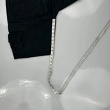 Unbranded Cargo Shorts - 34W 9L Black Cotton