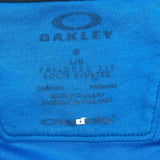 Oakley Camo Polo Shirt - Large Blue Polyester