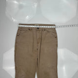 Schmidt Carpenter Pants - 35W 31L Brown Cotton