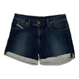 Diesel Denim Shorts - 30W UK 10 Dark Wash Denim