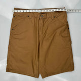 Faded Glory Carpenter Shorts - 36W 10L Brown Cotton