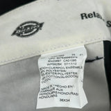 Dickies Cargo Trousers - 36W 34L Black Cotton