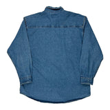 Lee Denim Shirt - Large Blue Cotton