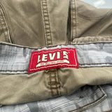 Levis Cargo Shorts - 34W 10L Khaki Cotton