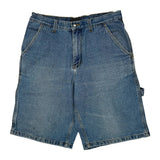 Nevada Carpenter Shorts - 32W 11L Blue Cotton