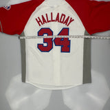 Philadelphia Phillies Majestic Mlb Jersey - XL Red Polyester