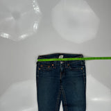 True Religion Contrast Stitch Jeans - 29W US 4 Dark Wash Cotton
