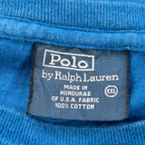 Polo By Ralph Lauren T-Shirt - 2XL Blue Cotton