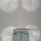 Made In USA Levis Slim Jeans - 23W 28L Light Wash Cotton