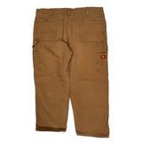 Dickies Carpenter Trousers - 44W 30L Brown Cotton