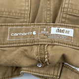 Carhartt Carpenter Trousers - 30W UK 8 Brown Cotton Blend