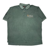 Motorcycles Harley Davidson Polo Shirt - 2XL Green Cotton