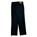 501 Levis Jeans - 27W US 4 Black Cotton