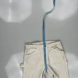 Dickies Carpenter Trousers - 30W 32L Cream Cotton