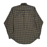 Nautica Checked Shirt - Small Beige Cotton