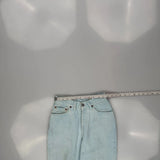 Made In USA 501 Levis Jeans - 23W 19L Light Wash Cotton