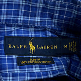 Ralph Lauren Slim Fit Shirt - Medium Blue Cotton