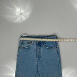 501 Levis Jeans - 26W UK 6 Light Wash Cotton