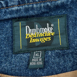 Buck Ranch Dunbrooke Graphic Varsity Jacket - XL Blue Denim