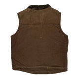 Wl Workwear Vest - Large Brown Cotton
