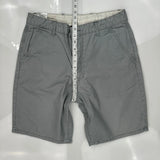 Levis Chino Shorts - 32W 10L Gray Cotton