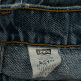 551 Levis Jeans - 28W UK 8 Blue Cotton